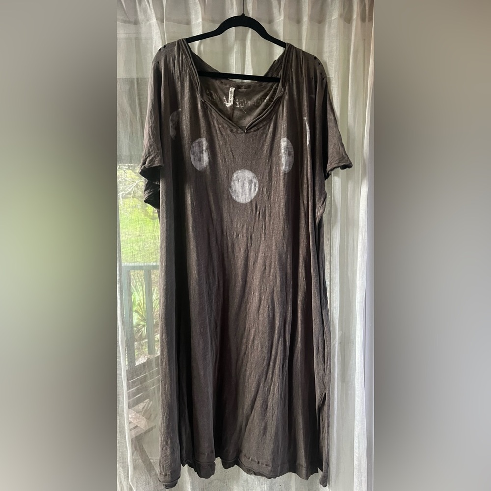 Magnolia Pearl Moon Beau T T-Shirt Tee Dress S/S Umber